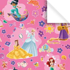 Disney Geschenkpapier Prinzessinnen rosa