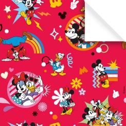 Disney Geschenkpapier Classic Mickey rot