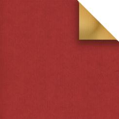 Uni kraft Geschenkpapier Bogen rot/gold