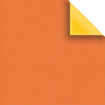 Uni Geschenkpapier Rollen, kraft orange & gelb 