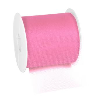 Tüll Geschenkband 100mm x 50m rosa rosa