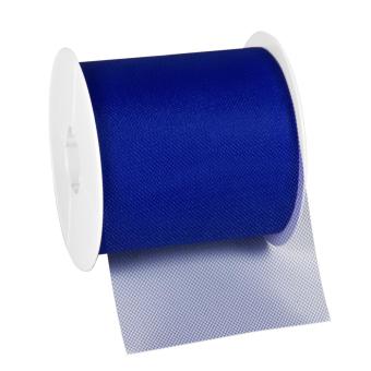 Tüll Geschenkband 100mm x 50m blau blau