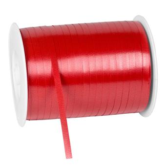 Polylight Geschenkband glanz 5mm x 500m rot 5 mm | rot