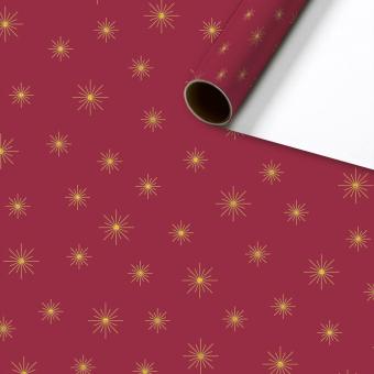 Kurzrollen Geschenkpapier Airi bordeaux 