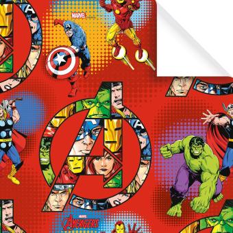Marvel Geschenkpapier Rollen, Avengers rot 