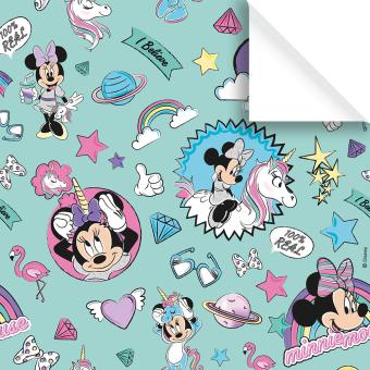 Disney Geschenkpapier Rollen, Minnie Mouse türkis 