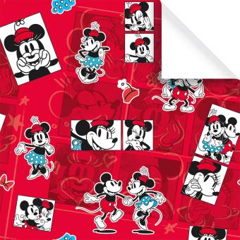 Retro Mickey Rot Disney Geschenkpapier Rolle 