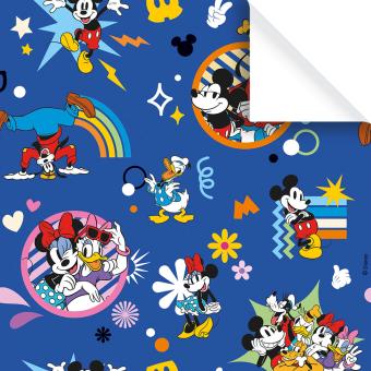 Disney Geschenkpapier Rollen, Classic Mickey blau 