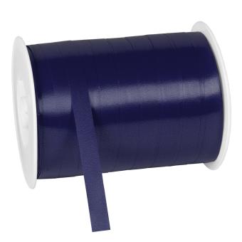 Polylight Geschenkband glanz 10mm x 250m d'blau 10 mm | dunkelblau