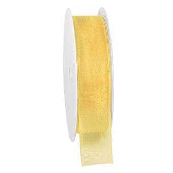 Organza Geschenkband 25mm x 50m citro 25 mm | -13