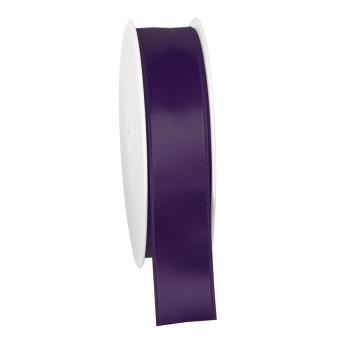 Satin Single Face Geschenkband 25mm x 100m violett 25 mm | -48