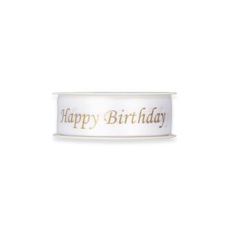 Happy Birthday Acetat Geschenkband -02