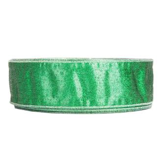 Brokat-Schimmerband 50mmx50m grün grün