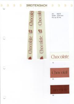 Chocolate Geschenkband 24mm x 50m kupfer 25 mm | kupfer