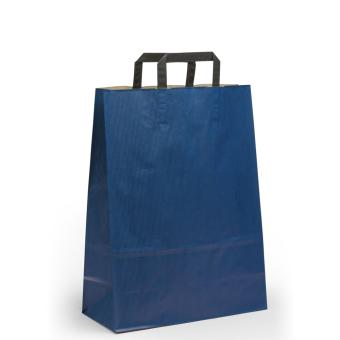 Topcraft Papiertragetaschen blau, 40 x 16 x 45cm 40 x 16 x 45cm | blau