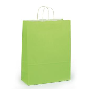 Toptwist Papiertragetaschen hellgrün 24 x 11 x 31cm | hellgrün