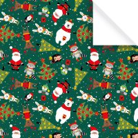 Waldtiere Gr Kinder Geschenkpapier Weihnachten Bg.