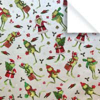 Frosch Kinder Geschenkpapier Weihnachten Bg.