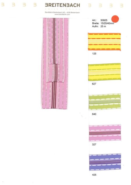 Stiches Streifen Geschenkband
