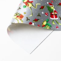 Frosch Kinder Geschenkpapier Weihnachten Bg.