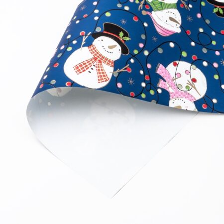 Funkelmann Blau Kinder Geschenkpapier Weihnachten