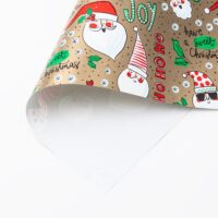 SunnySanta Gold Kinder Geschenkpapier Weihnachten