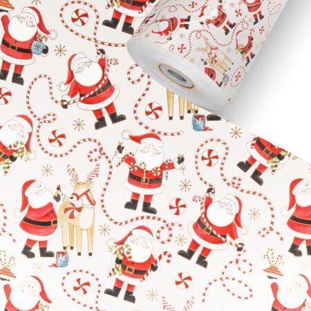 Zuckerklaus W. Kinder Geschenkpapier Weihnachten