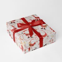 Zuckerklaus W. Kinder Geschenkpapier Weihnachten