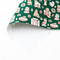 Miezmas Grün Kinder Geschenkpapier Weihnachten