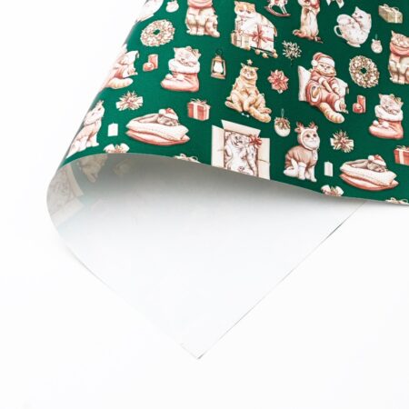 Miezmas Grün Kinder Geschenkpapier Weihnachten