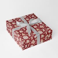 Miezmas Rot Kinder Geschenkpapier Weihnachten
