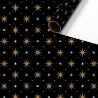 Glittering Stars Kurzrollen Geschenkpapier