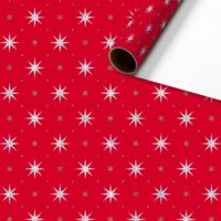 Glittering Stars Kurzrollen Geschenkpapier