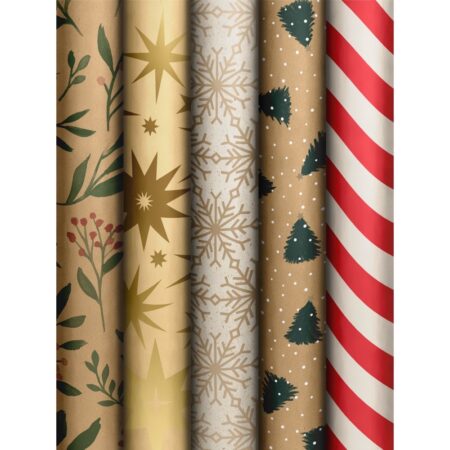 Natural Holidays Kurzrollen Geschenkpapier