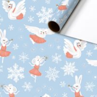 XMAS Carousel Kurzrollen Geschenkpapier