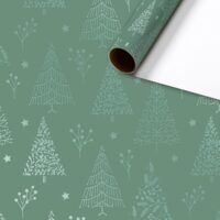 Basic Christmas Elegant Kurzrollen Geschenkpapier