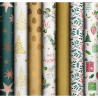 Basic Christmas Traditional Kurzrollen Geschenkpap