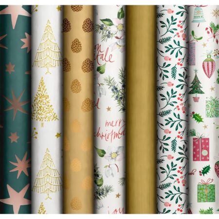 Basic Christmas Traditional Kurzrollen Geschenkpap