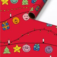 Basic Christmas Kids Kurzrollen Geschenkpapier