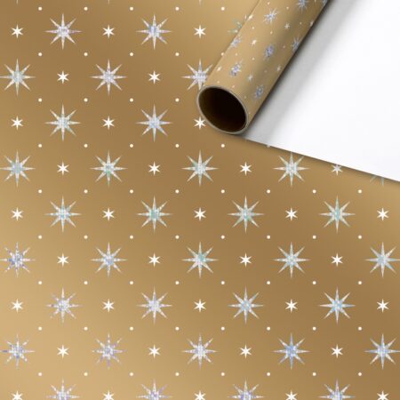 Zidonia Gold Kurzrollen Geschenkpapier