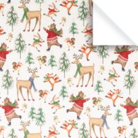 Eisflitzer Kinder Geschenkpapier Weihnachten Bogen
