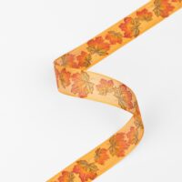 Herbstblätter Deko Geschenkband