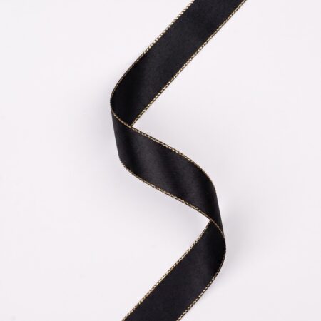 Satin mit Lurexkante Geschenkband