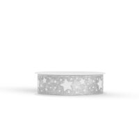 Lurex Puffsterne Geschenkband