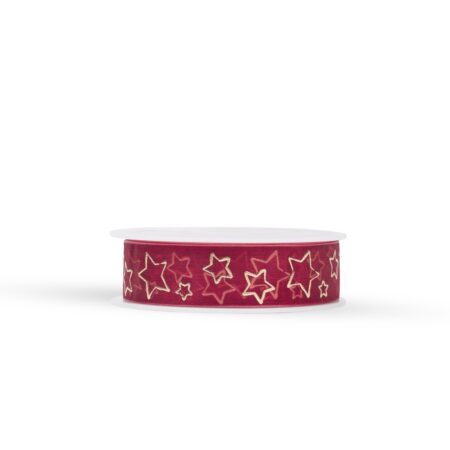 Organza Sternen Geschenkband