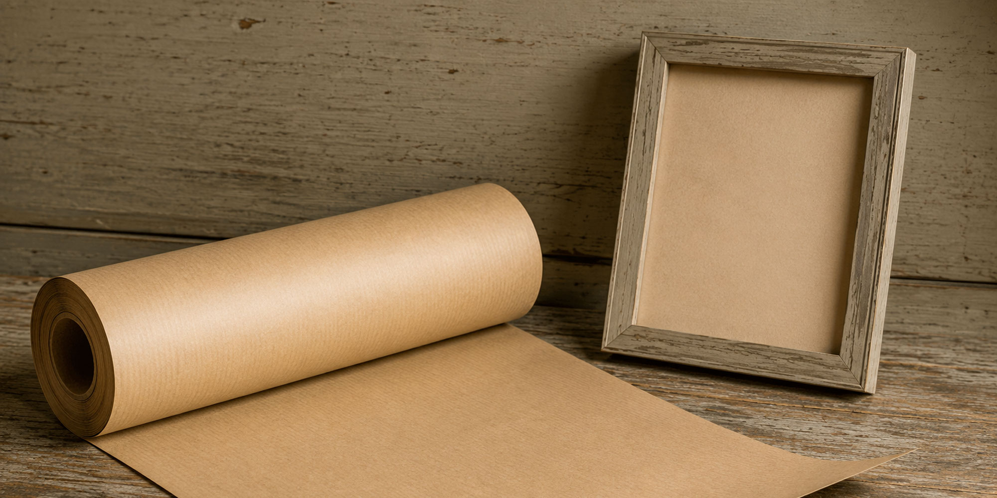 Packpapier Rollen
