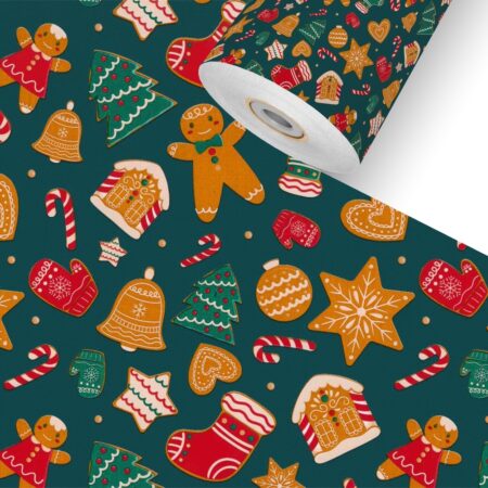 Zuckerlebki Geschenkpapier Weihnachten Rolle