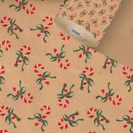 Wintercandy Recycling Geschenkpapier Rolle