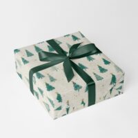 Tannenhain Gras Geschenkpapier Weihnachten Rolle