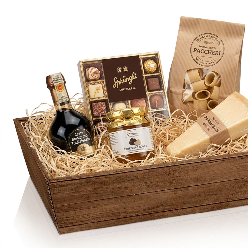 Country Geschenkkorb 4-Eckig